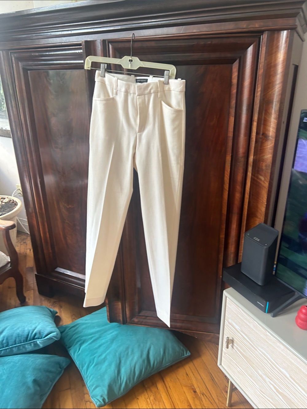 Banana Republic Women's Cream Wool pants